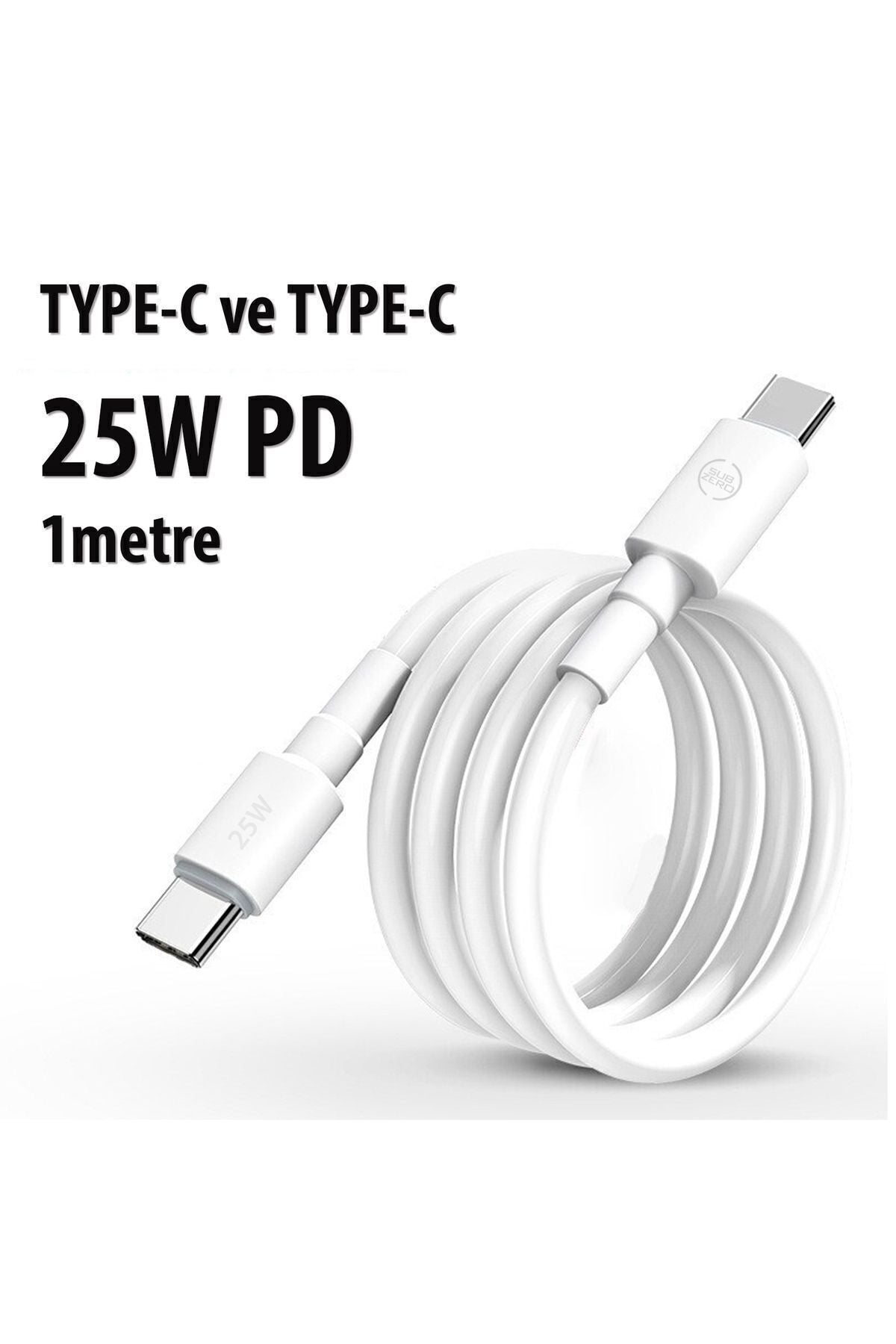 Samsung M15 M23 M33 M34 M51 Hızlı Şarj Kablosu 1m 60W HIZLI Type-C den Type-C ye - Görsel 3