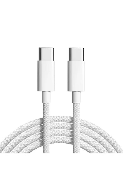Samsung M15 M23 M33 M34 M51 Hızlı Şarj Kablosu Type-C den Type-C ye Şarj Kablosu - Görsel 6