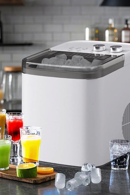 Mini Taşınabilir Otomatik Buz Makinasi Hızlı Ev Tipi Portatif Buz Makinesi - Görsel 5