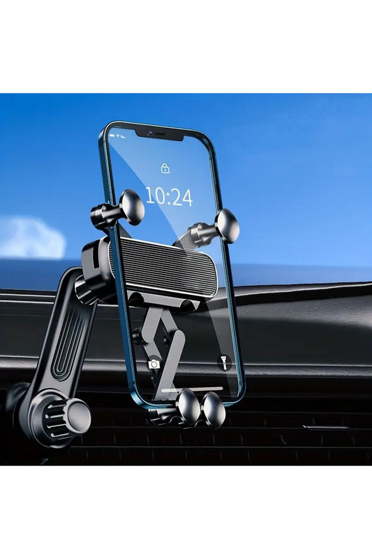 Araç Torpido Havalandırma Klipsli Telefon Tutucusu 360° Dönebilir Akrobat Darbeye Dayanıklı Tutacak