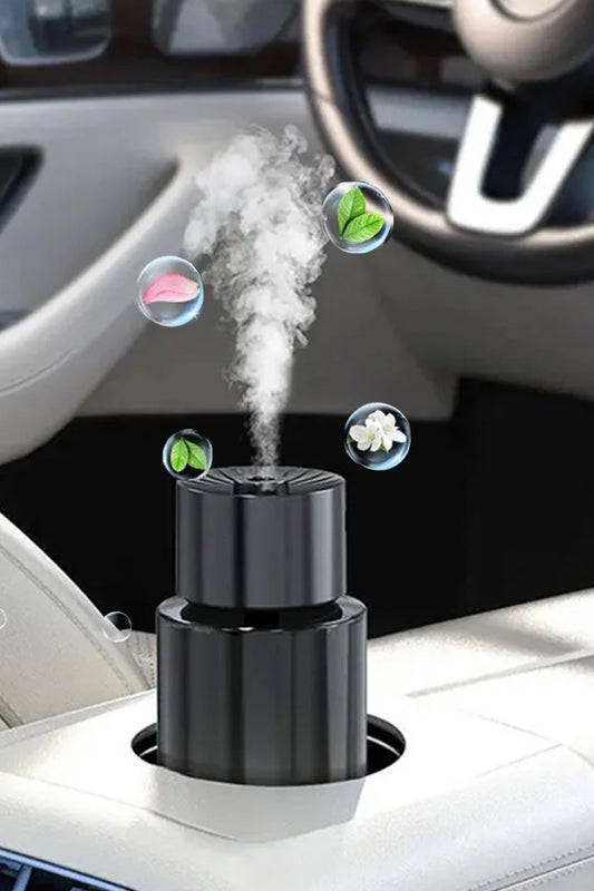 Şarjlı Otomatik Araç ve Ofis İçi Buharlı Nemlendirici Koku Difüzörü Yıldız Efektli Atomizasyonlu