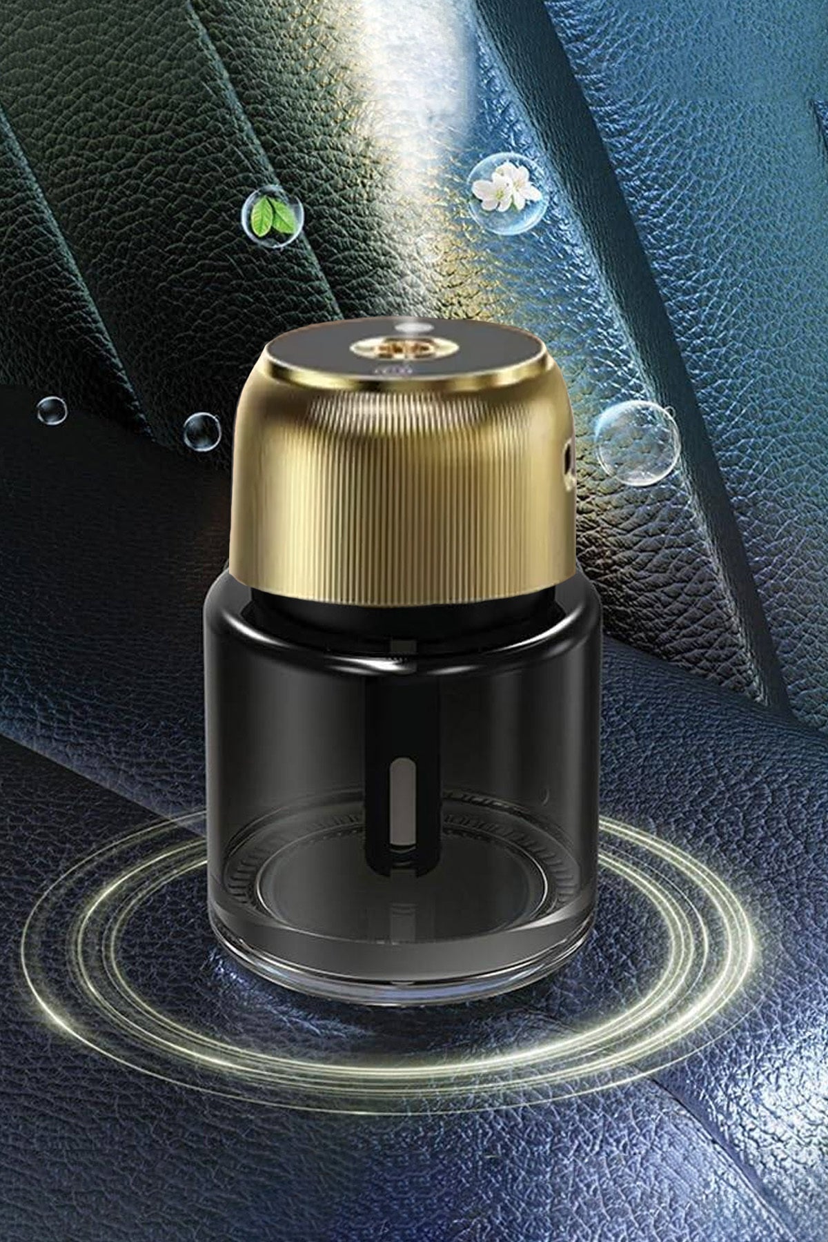 Otomatik Araç İçi Koku Difüzörü Hava Nemlendirici Buharlı Oda Spreyi Araba Koku Giderici Led Yıldız - Görsel 2