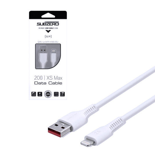 2 Metre USB Lightning iPhone iPad Şarj Kablosu 2Metre Subzero CL19