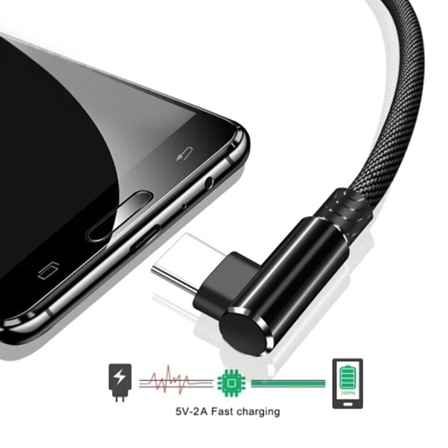 3 Metre USB TYPE C Şarj Kablosu 3A Hızlı Şarj SUNİX SC24