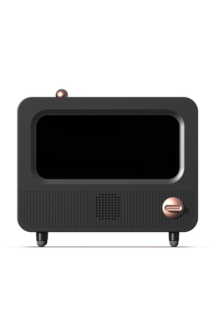 Alev Efektli Retro Hava Nemlendirici Odun Çıtırtı Sesli Aroma Difüzörü Ultrasonik Buhar Makinesi