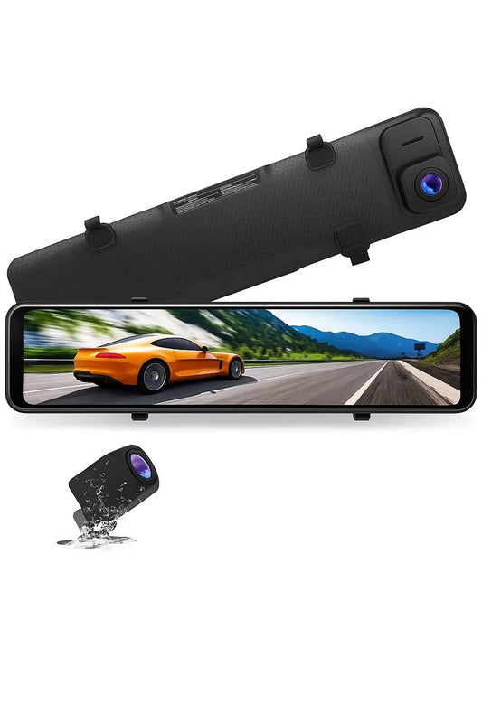 Araç Kamerası Carplay & Android Multimedya 4K Ön ve Arka Kameralı 12" Dikiz Aynası