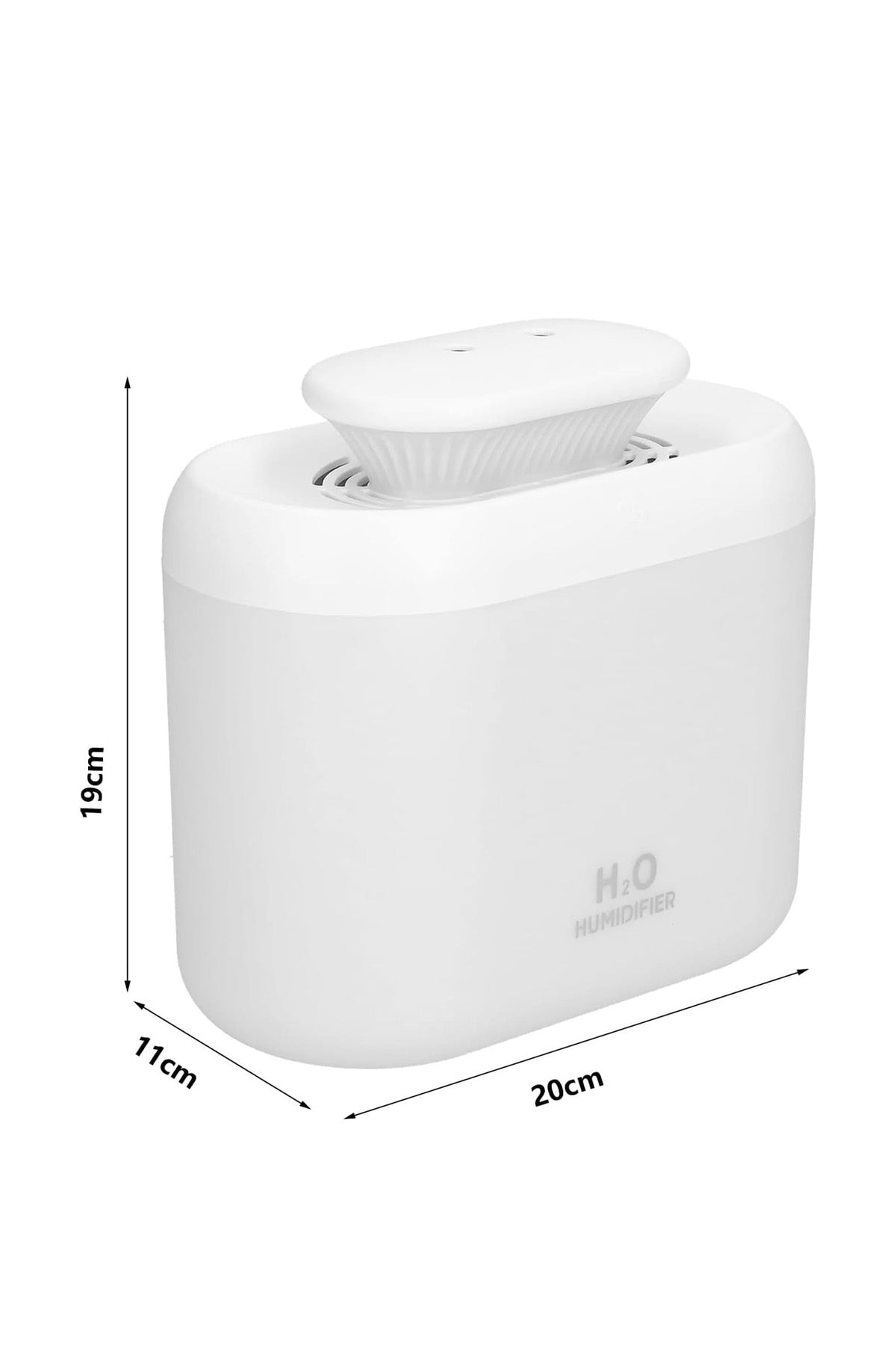 3.3 Litre Hava Nemlendirici Ultrasonik Aroma Buhar Makinesi Çift Sprey Aroma Difüzörü LED Işıklı