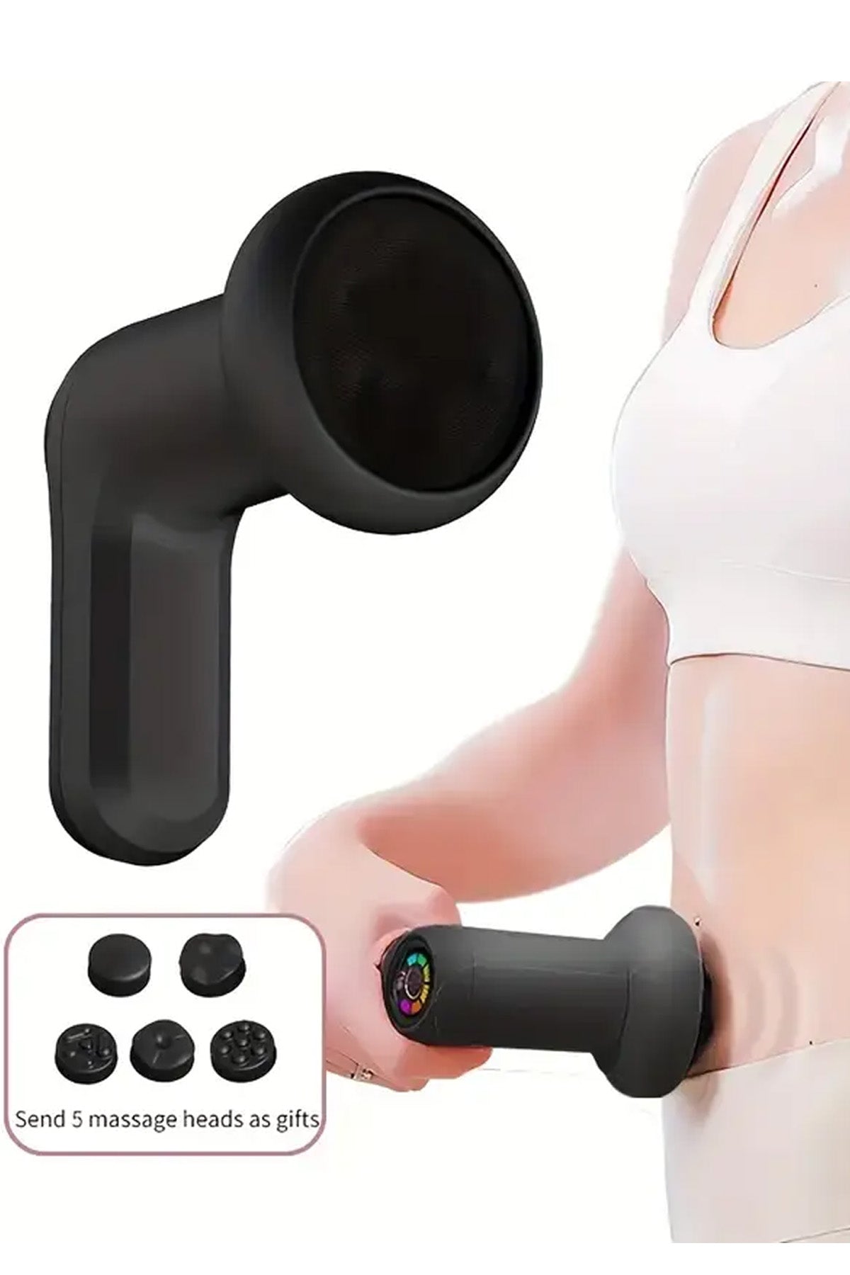 6 Kademeli Masaj Aleti 5 Başlıklı Bölgesel Vücut Şekillendirme Selülit Yağ Yakma Aleti