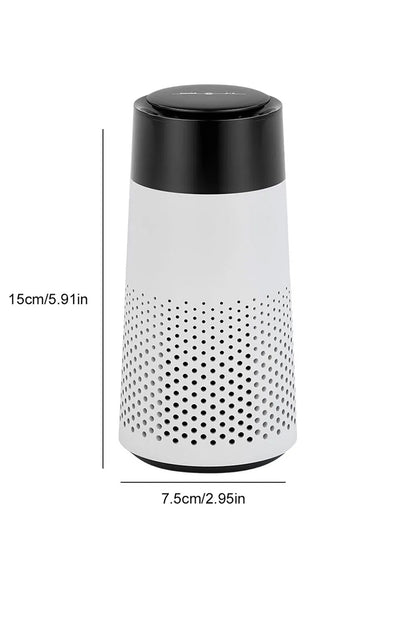 Araç ve Ev HEPA Filtreli Mini Hava Temizleme Cihazı Koku Temizleyici Hava Filtresi