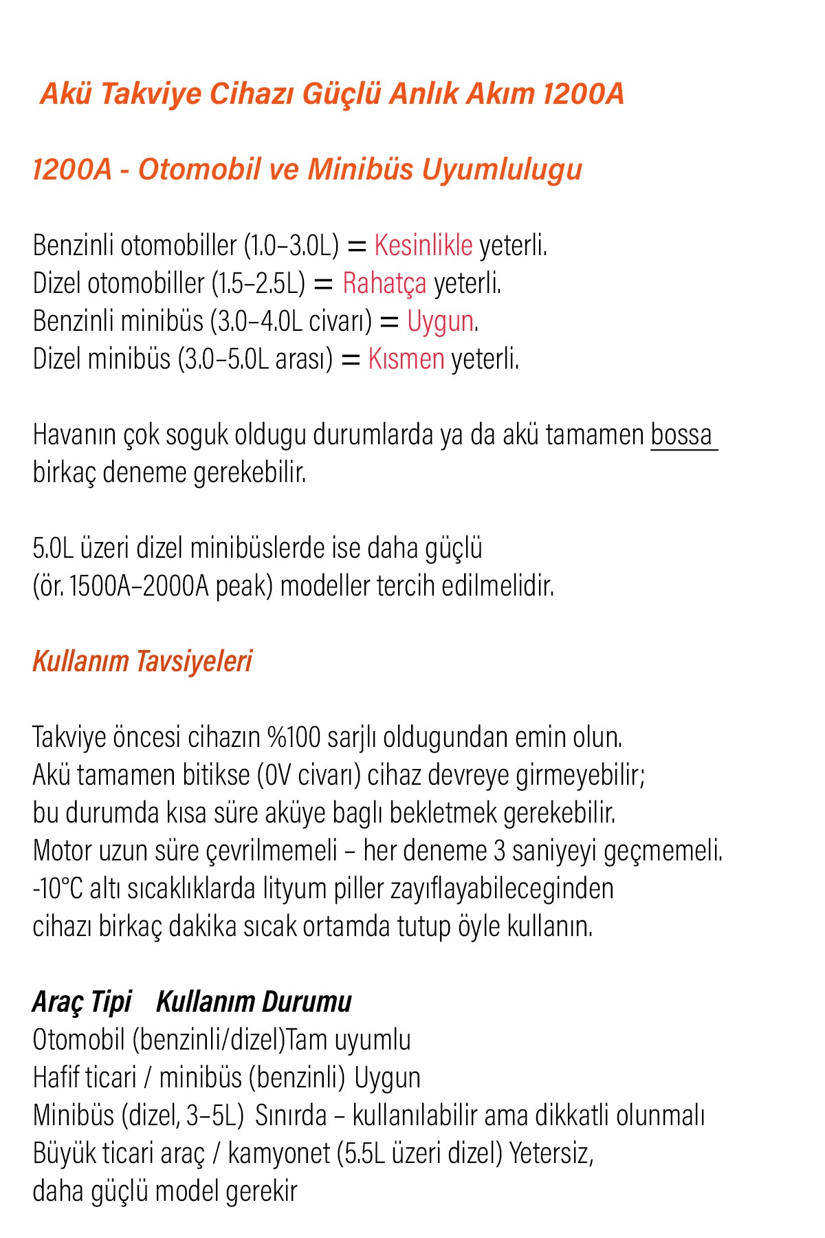 Auhma A7711 Jump Starter / Akü Takviye Cihazı | 4'ü 1 Arada Powerbank, Hava Kompresörü