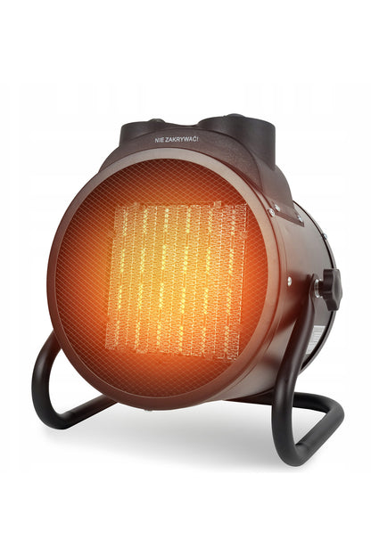 3000W Elektrikli Isıtıcı Fan - 3 Kademeli - 3 Saniyede Hızlı Isınmalı Üflemeli Fan - 45°C Isıtma