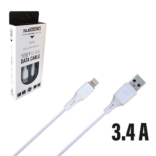 USB Lightning iPhone iPad Şarj Kablosu  Subzero CL78