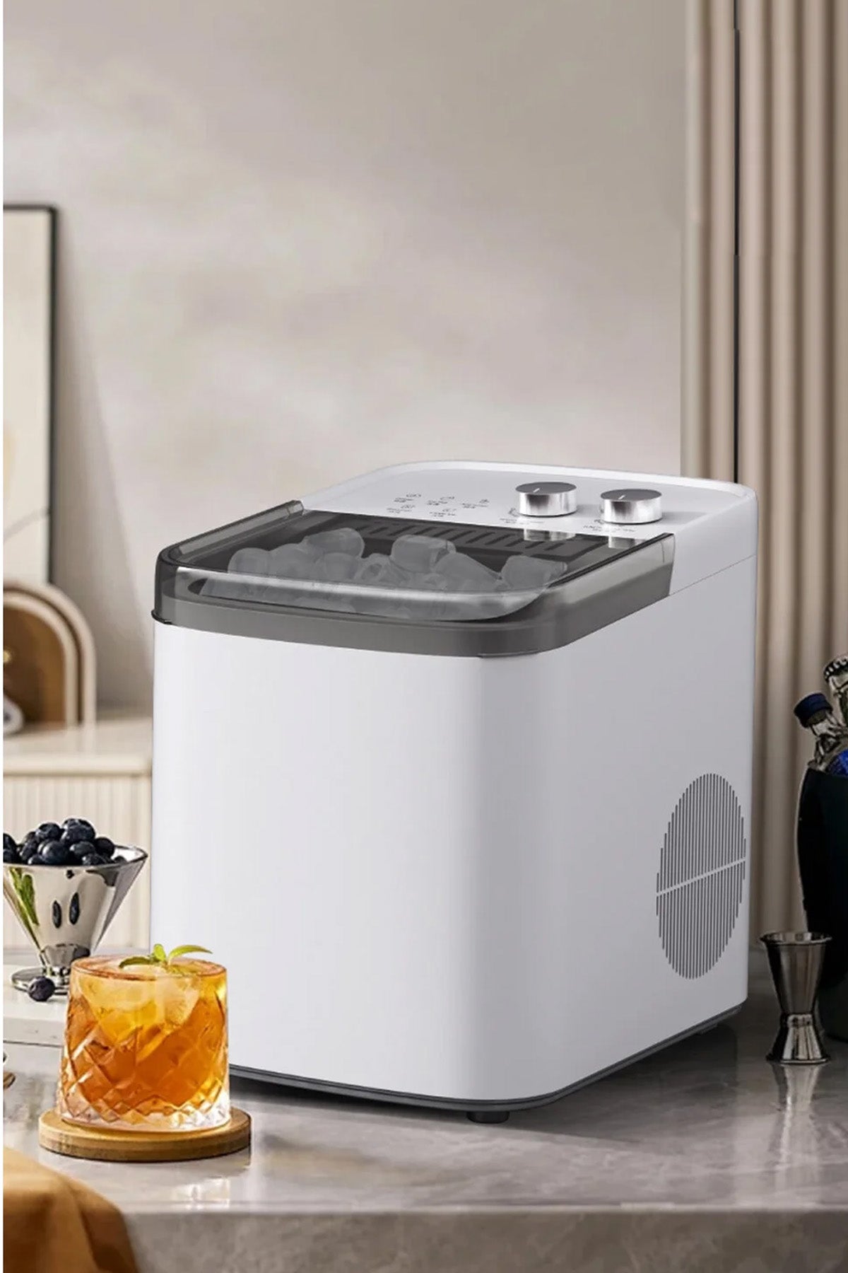 Mini Taşınabilir Otomatik Buz Makinasi Hızlı Ev Tipi Portatif Buz Makinesi