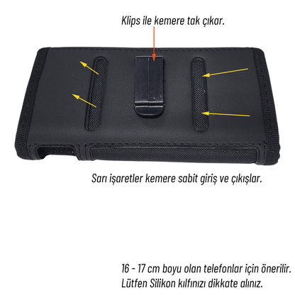 Bel Kemer Telefon Kılıfı Cırtlı