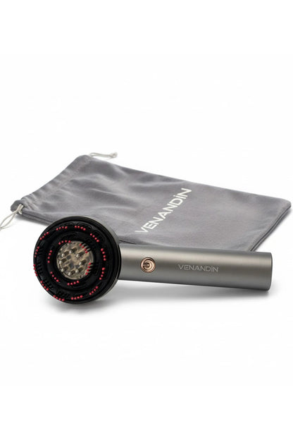 Saç Bakım Masaj Tarağı Şarjlı Yağ Aplikatörlü Saç Derisi Masaj Fırçası Kırmızı Işık Terapisi