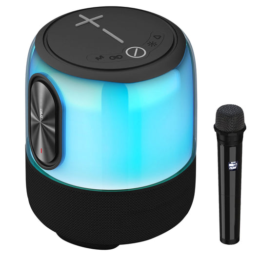 Bluetooth Hoparlör 60W Ev Karaoke Mikrofonlu Subwoofer Süper Bass Boombox