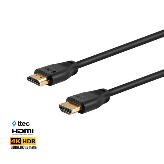 HDMI Kablo 1.5 metre HDR ARC Hdmi Kablosu TTEC 2DK38S