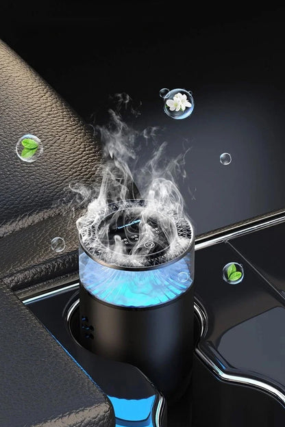 Araç Ev Ofis Otomatik Aroma Buharlı Sprey Cihazı Koku Difüzörü Şarjlı 800mAh Buharlı Koku Makinesi