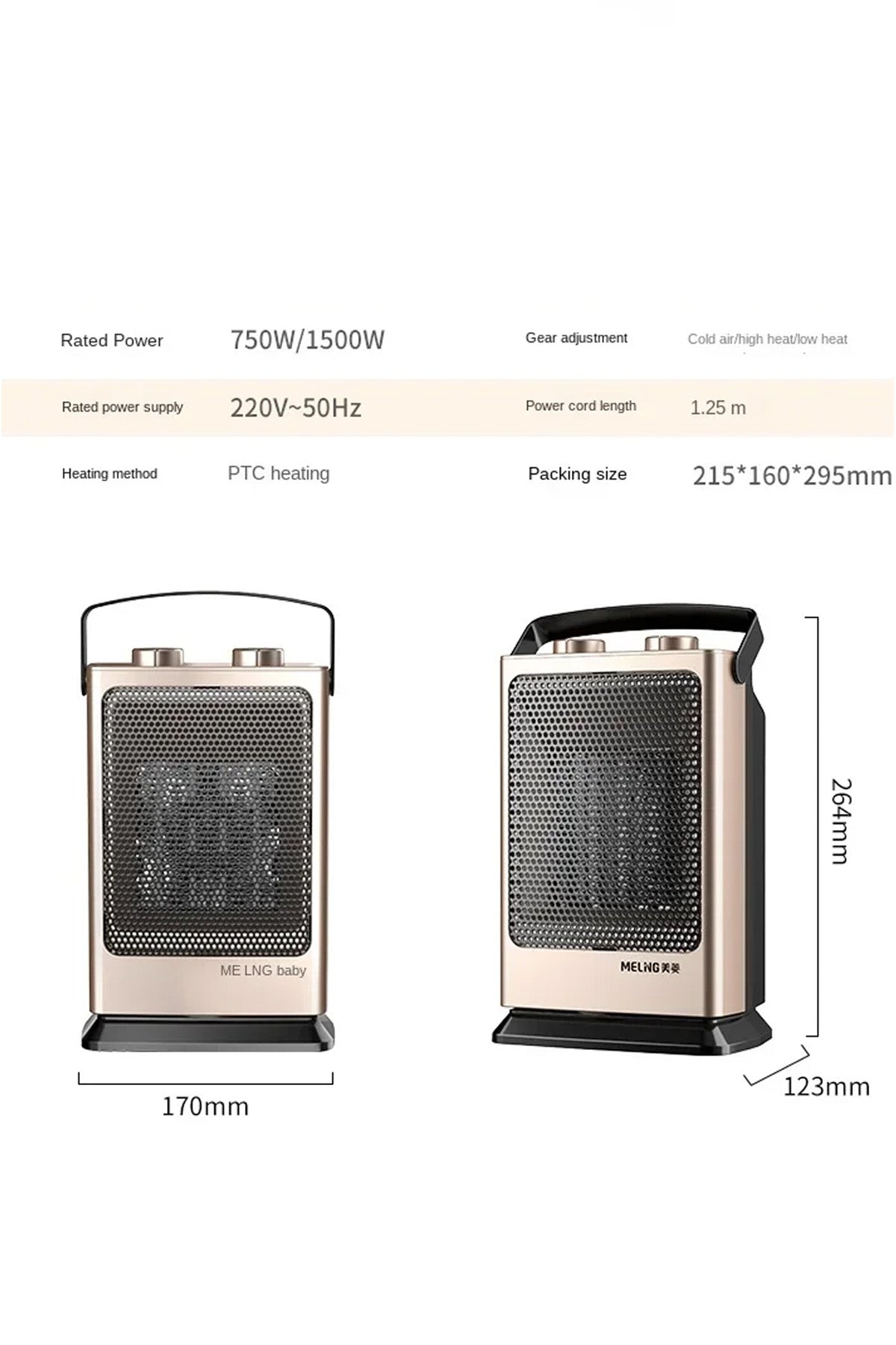 1500W Fanlı Isıtıcı 3 Kademe Üflemeli Fan Salınımlı Ev Tip Elektrikli Isıtıcı Fan Devrilme Emniyetli