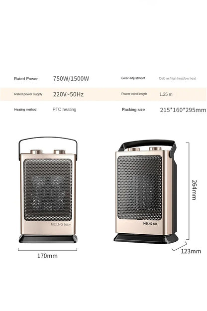 1500W Fanlı Isıtıcı 3 Kademe Üflemeli Fan Salınımlı Ev Tip Elektrikli Isıtıcı Fan Devrilme Emniyetli