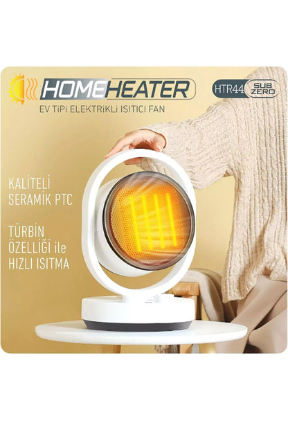 SUBZERO 1500W Fanlı Isıtıcı 120° Ayarlanabilir 3 Kademeli Sıcak-Soğuk Üfleme Elektrikli Isıtıcı