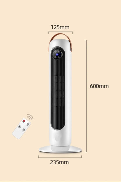 SUBZERO 2000W Uzaktan Kumandalı Isıtıcı Fan 12 Saat Zamanlayıcı Devrilme Koruma Kule Tipi