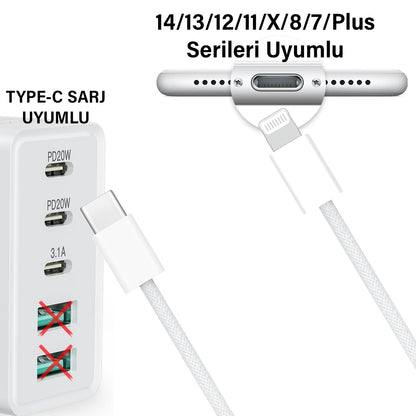 30 cm TYPE C Şarj Kablosu HIZLI Şarj