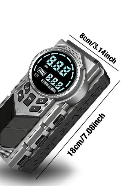 Akü Takviye Powerbak Marş Basma Cihazı 150 Psi Kompresör Pomba 8000mAh - 1000A Jump Starter