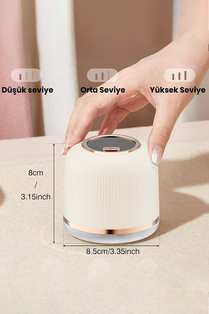 Şarjlı Tüy Toplama Tiftik Temizleme Cihazı Dijital Ekran 3 Kademe Kazak Tiftik Temizleyici 6 Bıçaklı