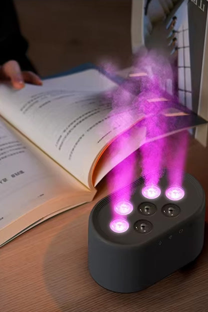 Ultrasonik Hava Nemlendirici 7 Renk Işıklı Aroma Difüzörü Dinamik Buhar Makinesi 1000 ml