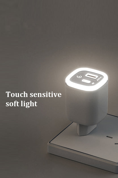 30W USB-C to Type-C / USB + PD Hızlı Şarj Aleti - Gece Lambası - Dokunmatik LEDLİ Şarj Aleti