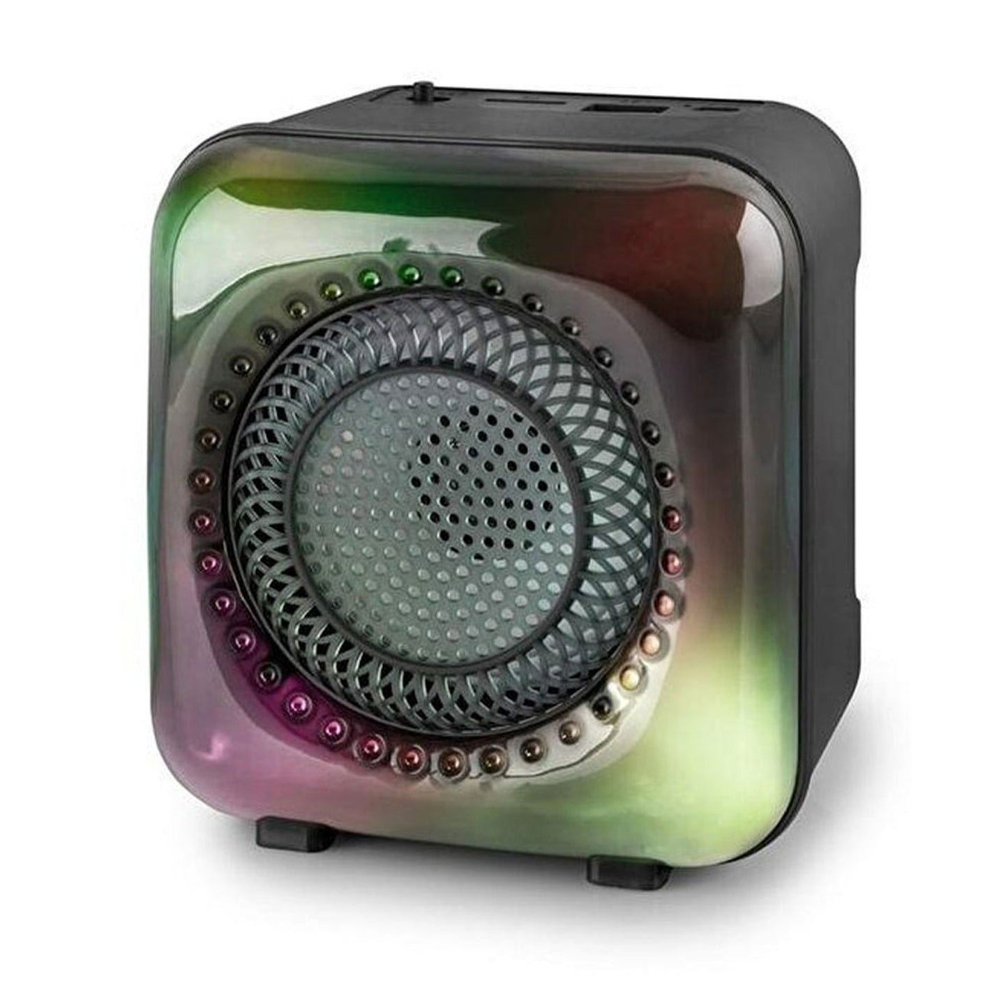 Kablosuz Haparlör 3" 5W Kablosuz Bluetooh Hoparlör Led Işıklı Speaker Subzero GTS1373